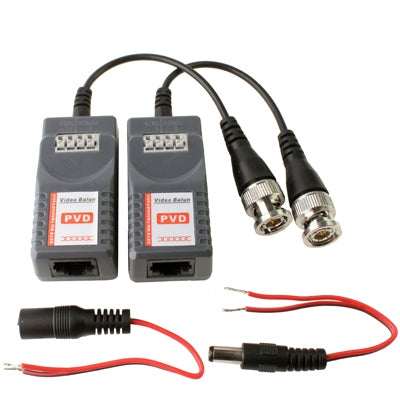 2 ชิ้น Passive Video Balun พร้อม Power Video / Data