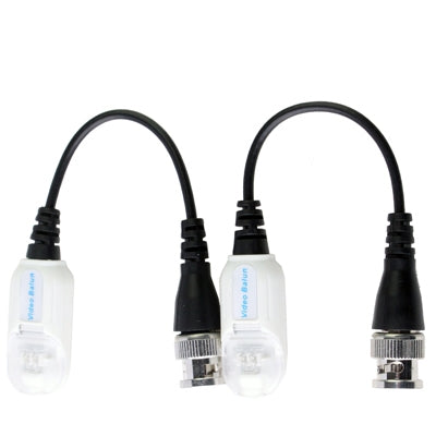 2 PCS Passive UTP Network Video Balun CAT5 ไปยังกล้องวงจรปิด BNC DVR O-612, 206C