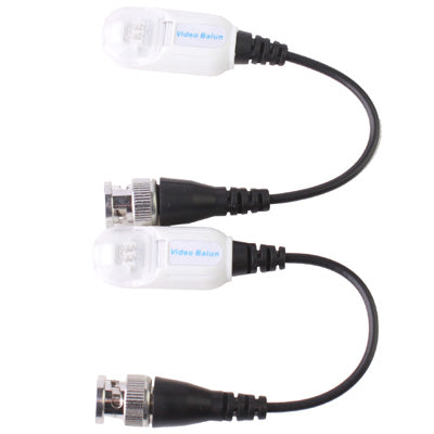 2 PCS Passive UTP Network Video Balun CAT5 ไปยังกล้องวงจรปิด BNC DVR O-612, 206C