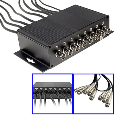 8 ช่องกล้องวงจรปิด BNC Surge Arrester อุปกรณ์ป้องกันไฟกระชาก (CoaxJK/ V8), CoaxJK/ V8