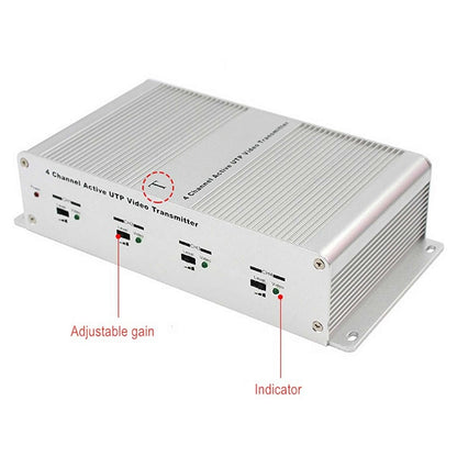 เครื่องส่งสัญญาณวิดีโอ UTP ที่ใช้งานอยู่ 4 ช่อง, 411T