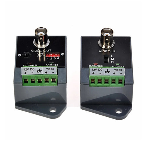 เครื่องส่งและรับสัญญาณ Balun แบบวิดีโอ CCTV UTP Twisted คู่ที่ใช้งานอยู่, 351TR