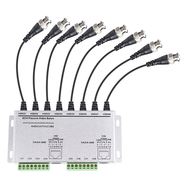 8 CH UTP Passive Video Balun, กล้องวงจรปิดผ่านคู่บิด, 8 CH UTP