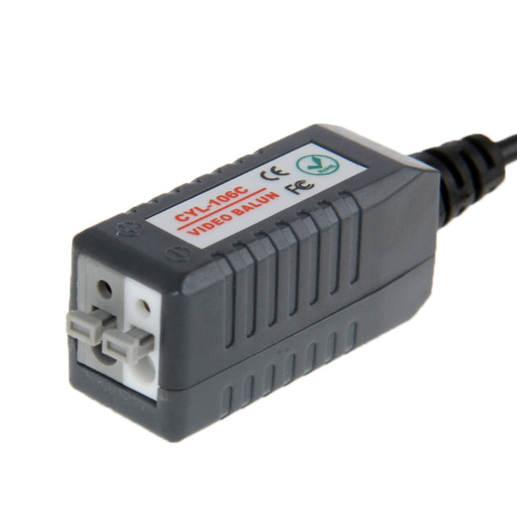 2 ชิ้น CYL-106C Balun วิดีโอแบบพาสซีฟช่องเดียว, CYL-106C