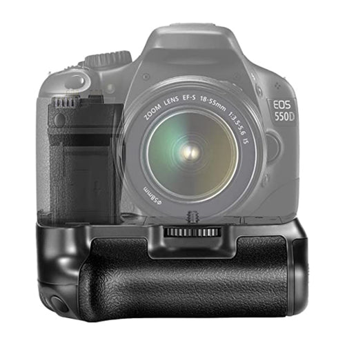 Battery Grip สำหรับ Canon EOS 550D พร้อมที่ใส่แบตเตอรี่ 2 ก้อน, For Canon EOS 550D