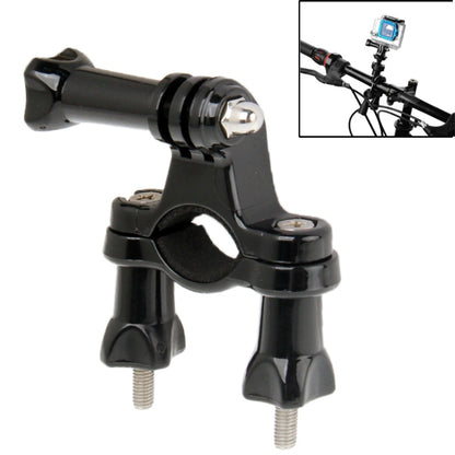 ที่วางหลักอานจักรยานแบบสากลสำหรับ GoPro Hero11 สีดำ / HERO10 สีดำ / 9 สีดำ / 8 สีดำ / 7 / 6 / 5 / 5 เซสชัน / 4 เซสชัน / 4 / 3 + / 3 / 2 / 1, DJI Osmo Action และกล้องแอ็คชั่นอื่น ๆ, Universal Bike Handlebar