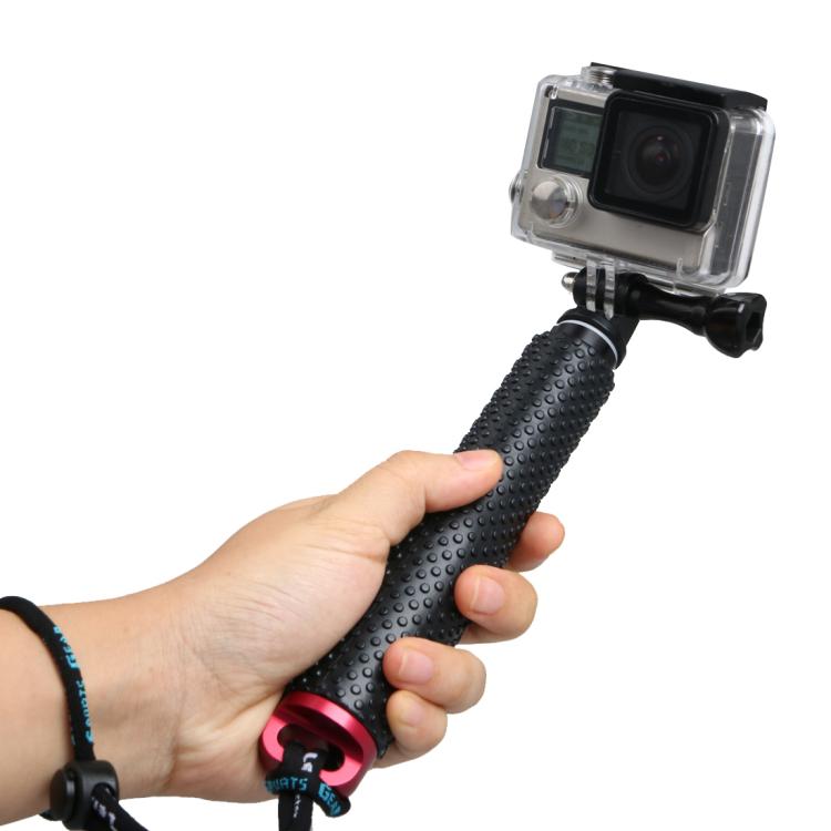 มือถือ 49 ซม. เสายืดได้ Monopod พร้อมสกรูสำหรับ GoPro Hero11 Black / HERO10 Black / HERO9 Black / HERO8 / HERO7 / 6/5/5 เซสชัน / 4 เซสชัน / 4 /3+ /3/2/1, Insta360 ONE R, DJI Osmo Actionและกล้องแอ็คชั่นอื่นๆ, Max Length: 49cm(Red), Max Length: 49cm(Blue...