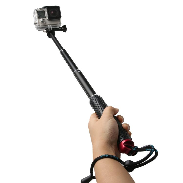 มือถือ 49 ซม. เสายืดได้ Monopod พร้อมสกรูสำหรับ GoPro Hero11 Black / HERO10 Black / HERO9 Black / HERO8 / HERO7 / 6/5/5 เซสชัน / 4 เซสชัน / 4 /3+ /3/2/1, Insta360 ONE R, DJI Osmo Actionและกล้องแอ็คชั่นอื่นๆ, Max Length: 49cm(Red), Max Length: 49cm(Blue...