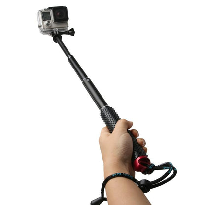 มือถือ 49 ซม. เสายืดได้ Monopod พร้อมสกรูสำหรับ GoPro Hero11 Black / HERO10 Black / HERO9 Black / HERO8 / HERO7 / 6/5/5 เซสชัน / 4 เซสชัน / 4 /3+ /3/2/1, Insta360 ONE R, DJI Osmo Actionและกล้องแอ็คชั่นอื่นๆ, Max Length: 49cm(Red), Max Length: 49cm(Blue...