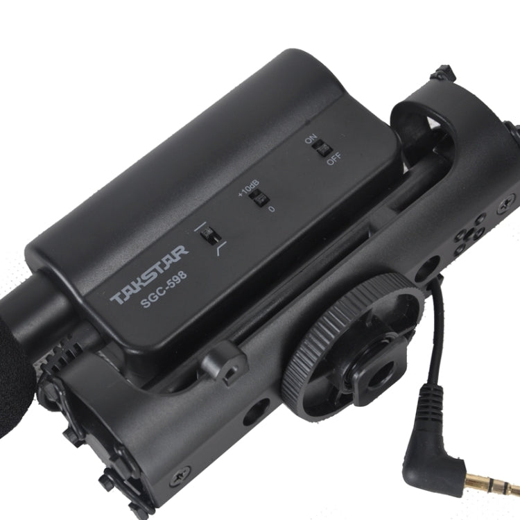 TAKSTAR SGC-598 การสัมภาษณ์การถ่ายภาพมืออาชีพไมโครโฟนเฉพาะสำหรับกล้อง DSLR และ DV