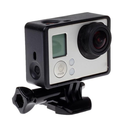 ที่อยู่อาศัยกรอบป้องกันมาตรฐานพร้อมฮาร์ดแวร์ติดตั้งหลากหลายสำหรับ GoPro Hero4 / 3+ / 3, with Assorted Mounting