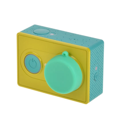ฝาครอบเลนส์ซิลิโคนสำหรับ Xiaomi Yi / GoPro Hero4 / 3+ / 3, Green