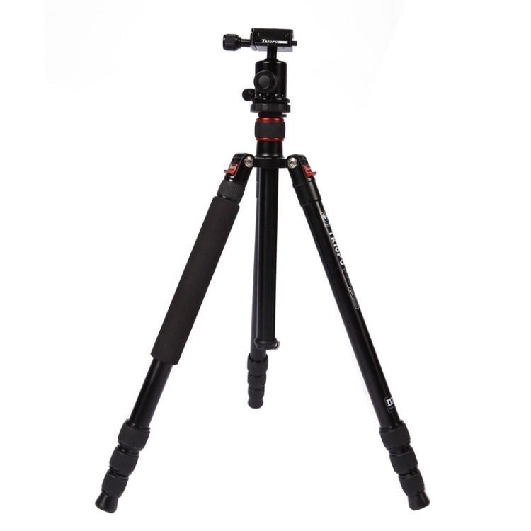 Triopo MT-2504C อลูมิเนียมแบบพกพาปรับได้ขาตั้งกล้อง NB-1S Ball Head สำหรับ Canon Nikon Sony DSLR กล้อง, MT-2504C (Black), MT-2504C (Gold)