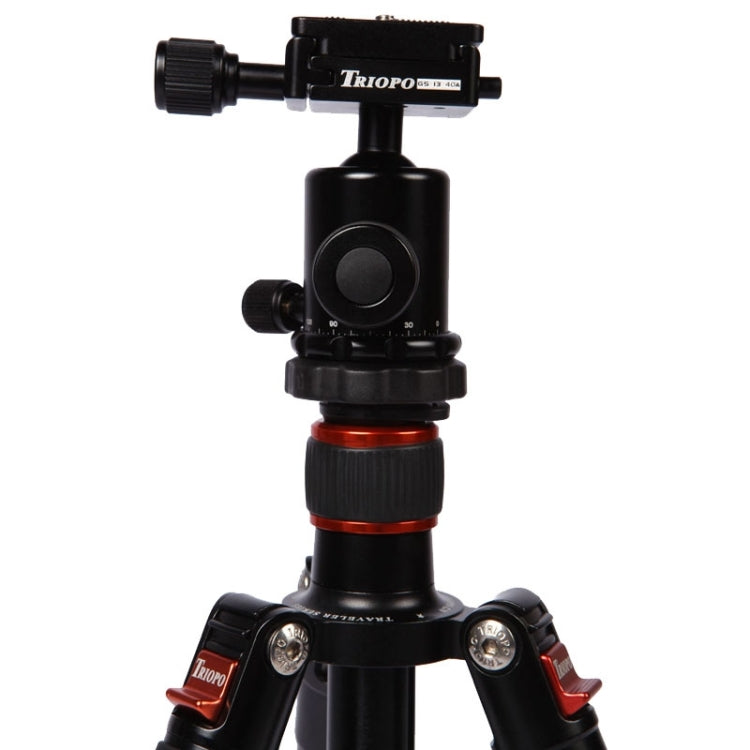 Triopo MT-2504C อลูมิเนียมแบบพกพาปรับได้ขาตั้งกล้อง NB-1S Ball Head สำหรับ Canon Nikon Sony DSLR กล้อง, MT-2504C (Black), MT-2504C (Gold)
