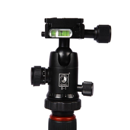 Triopo GT-2504X8.C ปรับแบบพกพาคาร์บอนไฟเบอร์ขาตั้งกล้อง B-1 อลูมิเนียม Ball Head สำหรับ Canon Nikon Sony DSLR กล้อง, GT-2504X8.C (Black), GT-2504X8.C (Gold)
