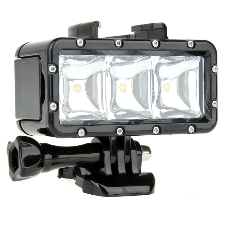 SupTig 30M กันน้ำ 300LM ไฟวิดีโอสำหรับ GoPro Hero11 Black / HERO10 Black / HERO9 Black /HERO8 / HERO7 / 6/5/5 เซสชัน / 4 เซสชัน / 4/3+ / 3/2/1, Insta360 ONE R, DJI Osmo Action และกล้องแอ็คชั่นอื่นๆ, Video Light