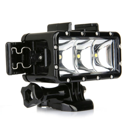 SupTig 30M กันน้ำ 300LM ไฟวิดีโอสำหรับ GoPro Hero11 Black / HERO10 Black / HERO9 Black /HERO8 / HERO7 / 6/5/5 เซสชัน / 4 เซสชัน / 4/3+ / 3/2/1, Insta360 ONE R, DJI Osmo Action และกล้องแอ็คชั่นอื่นๆ, Video Light