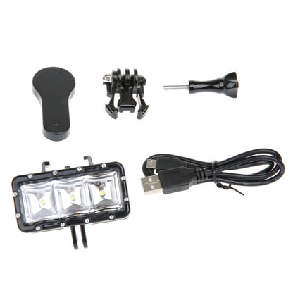 SupTig 30M กันน้ำ 300LM ไฟวิดีโอสำหรับ GoPro Hero11 Black / HERO10 Black / HERO9 Black /HERO8 / HERO7 / 6/5/5 เซสชัน / 4 เซสชัน / 4/3+ / 3/2/1, Insta360 ONE R, DJI Osmo Action และกล้องแอ็คชั่นอื่นๆ, Video Light