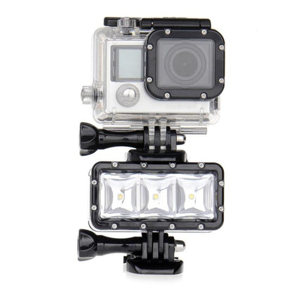 SupTig 30M กันน้ำ 300LM ไฟวิดีโอสำหรับ GoPro Hero11 Black / HERO10 Black / HERO9 Black /HERO8 / HERO7 / 6/5/5 เซสชัน / 4 เซสชัน / 4/3+ / 3/2/1, Insta360 ONE R, DJI Osmo Action และกล้องแอ็คชั่นอื่นๆ, Video Light