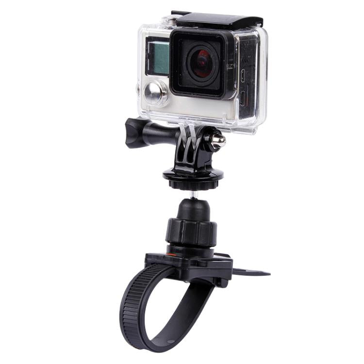 ที่วางกล้องแบบยึดขาตั้งกล้องพร้อมสายรัดศีรษะ / หมวกหมวกกันน็อคสำหรับ GoPro HERO4 / 3+ / 2 และ 1, XiaoMi YI, SJCAM SJ4000 / SJ5000 / SJ6000 / SJ7000 / กล้องกีฬา Kjstar, Camera Mount Tripod Holder