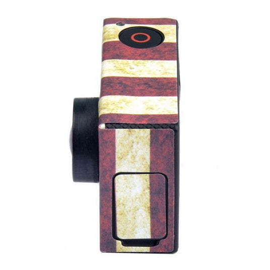 สติ๊กเกอร์ติดเคสสำหรับ GoPro HERO3+ /3, US Flag, AU Flag, Brazil Flag