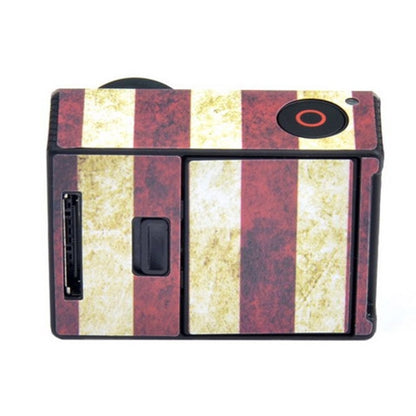 สติ๊กเกอร์ติดเคสสำหรับ GoPro HERO3+ /3, US Flag, AU Flag, Brazil Flag