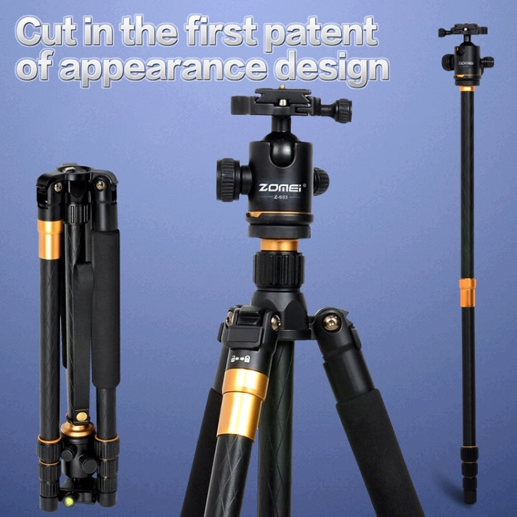 ZOMEI Z688 แบบพกพา Professional Travel วัสดุแมกนีเซียมอัลลอยด์ขาตั้งกล้อง Monopod พร้อมหัวลูกสำหรับกล้องดิจิตอล, Z688
