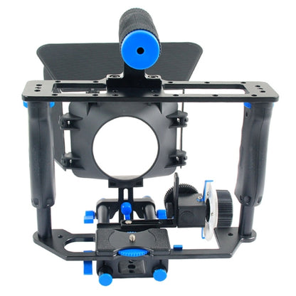 YELANGU YLG1103A-B ขนาดใหญ่จับกล้องวิดีโอ CAGE Stabilizer + Matte Box Kit สำหรับกล้อง DSLR/กล้องวิดีโอ
