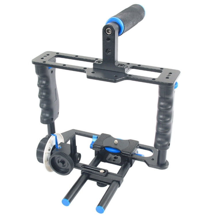 YELANGU YLG1103A-B ขนาดใหญ่จับกล้องวิดีโอ CAGE Stabilizer + Matte Box Kit สำหรับกล้อง DSLR/กล้องวิดีโอ