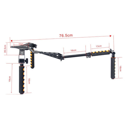 YELANGU YLG0107D Rig I มัลติฟังก์ชั่นจับกล้องไหล่ Mount สำหรับกล้อง DSLR/กล้องวิดีโอ
