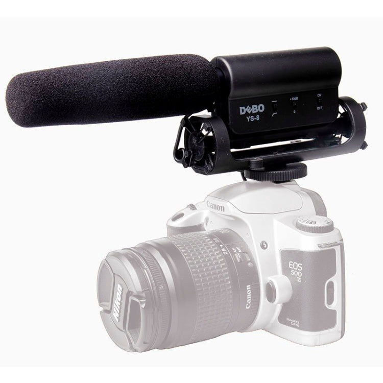DEBO YS-8 การสัมภาษณ์การถ่ายภาพมืออาชีพไมโครโฟนเฉพาะสำหรับกล้อง DSLR และ DV