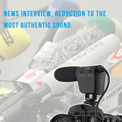 DEBO YS-8 การสัมภาษณ์การถ่ายภาพมืออาชีพไมโครโฟนเฉพาะสำหรับกล้อง DSLR และ DV