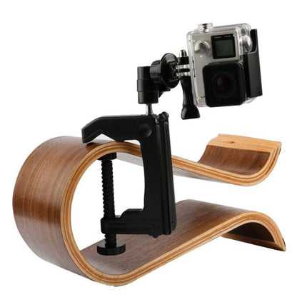 เดสก์ท็อปยึดยึดยึดยึดกับอะแดปเตอร์ขาตั้งกล้องสำหรับ GoPro Hero11 สีดำ / HERO10 สีดำ / 9 สีดำ / 8 สีดำ / 7 / 6 / 5 / 5 เซสชัน / 4 เซสชัน / 4 /3 + / 3 /2 /1, DJI Osmo การกระทำและอื่น ๆกล้องแอคชั่นแคมเมรา ขนาดแคลมป์: 1 - 6 ซม, Table Clamp