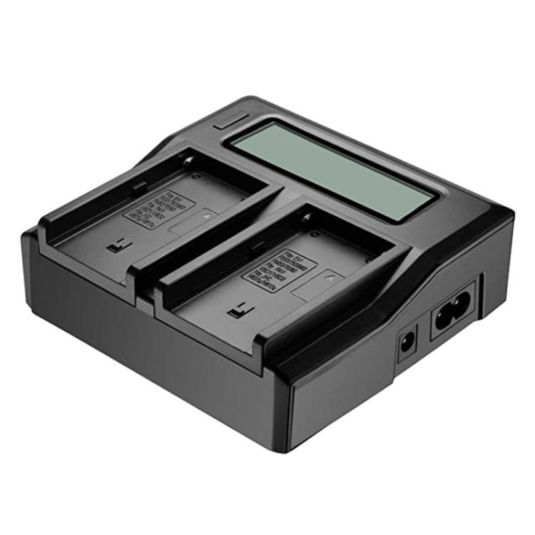 เครื่องชาร์จแบตเตอรี่ดิจิตอลจอแสดงผล LCD แบบ Dual Channel พร้อมพอร์ต USB สำหรับแบตเตอรี่ Sony BP-U30 / U60 / U90 เข้ากันได้กับ Sony EX260 / EX280 / FS7
