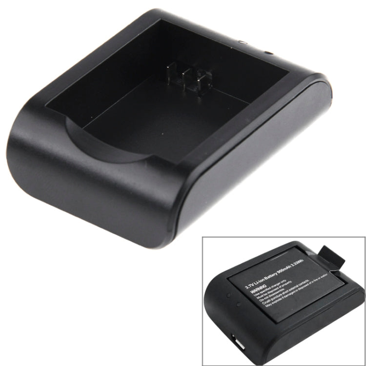อุปกรณ์ชาร์จแบตเตอรี่แบบพกพา USB สำหรับแบตเตอรี่กล้องกีฬา SJ4000, USB Battery Charger