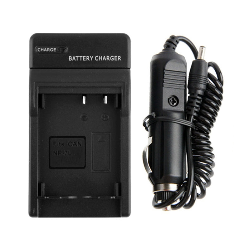 เครื่องชาร์จแบตเตอรี่กล้องดิจิตอลสำหรับ Canon NP-7L, NP-7L