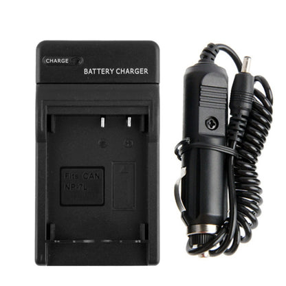 เครื่องชาร์จแบตเตอรี่กล้องดิจิตอลสำหรับ Canon NP-7L, NP-7L