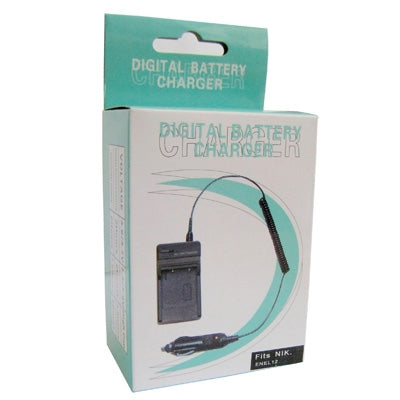 เครื่องชาร์จแบตเตอรี่กล้องดิจิตอลสำหรับ NIKON ENEL12, ENEL12
