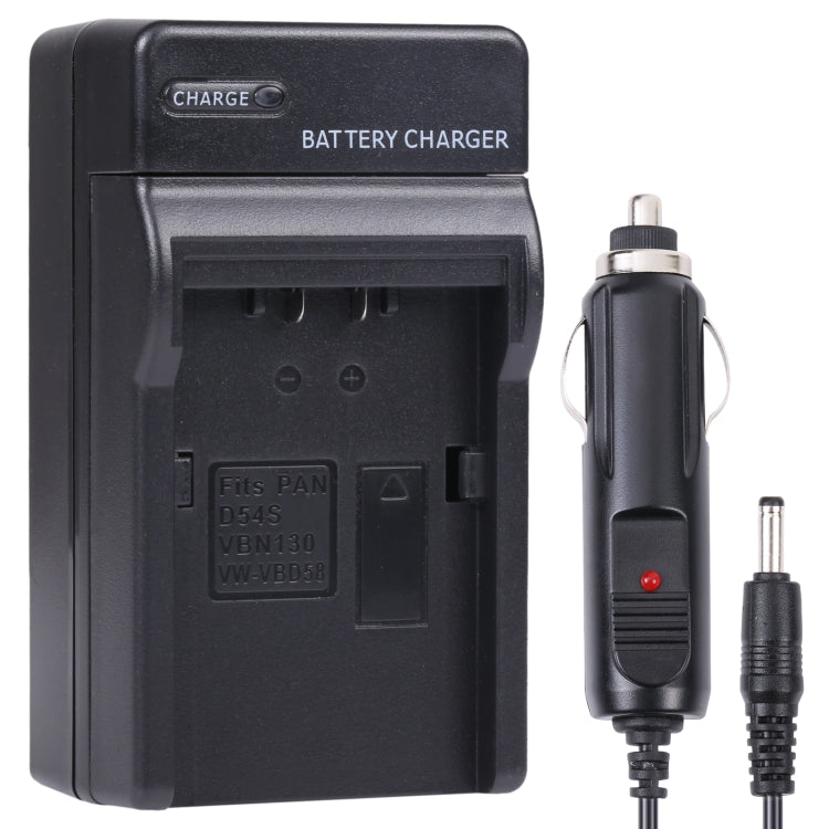 เครื่องชาร์จแบตเตอรี่กล้องดิจิตอลสำหรับ Panasonic VBN130 / D54S แบตเตอรี่ลิเธียม, VBN130