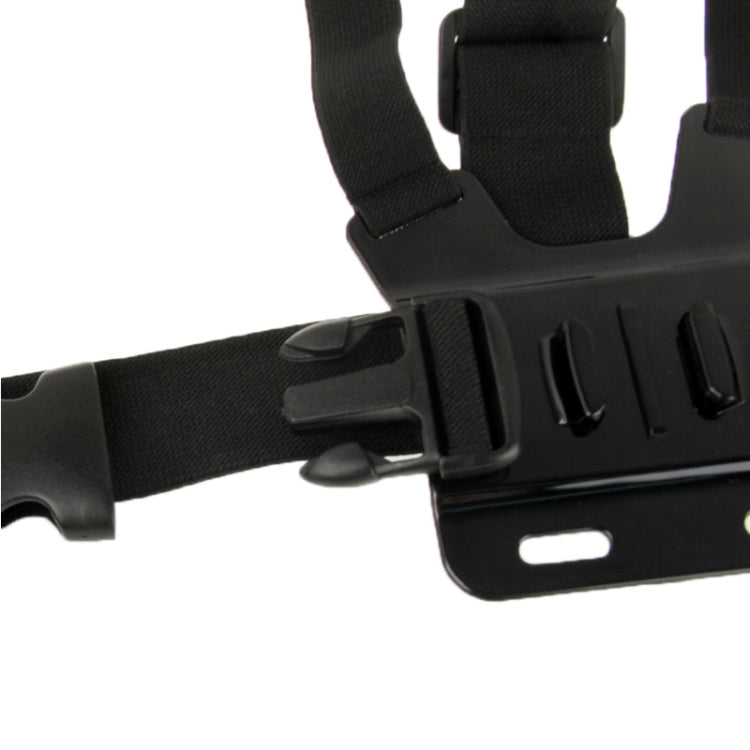 กีฬาเอ็กซ์ตรีมด้านหน้าหน้าอกเข็มขัดยางยืดสายคล้องไหล่ที่ยึดสำหรับ GoPro HERO10 สีดำ / HERO9 สีดำ / HERO8 สีดำ / HERO7 / 6/5/5 เซสชัน / 4 เซสชัน / 4/3 + / 3/2/1, Insta360 ONE R, DJI Osmo Actionและกล้องแอ็คชั่นอื่นๆ, Front Chest