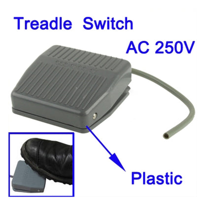 AC 250V 10A สวิตช์เหยียบเท้าพลาสติกพื้นผิว (TFS-201), TFS-201