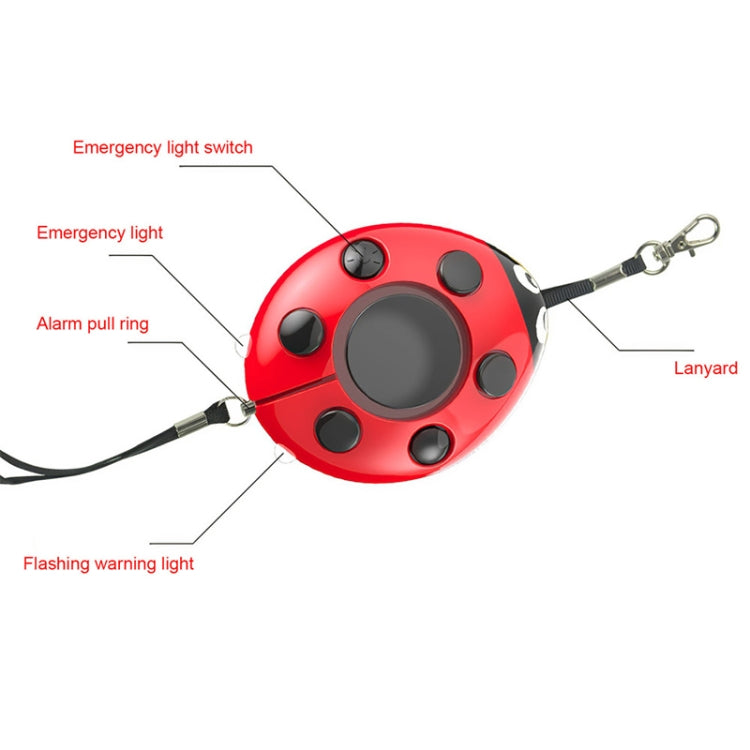 สัญญาณเตือนภัยส่วนบุคคล Ladybug, การป้องกันตัวเองปกป้องหมาป่า, สัญญาณเตือนภัยขนาดเล็กสำหรับเด็กผู้หญิงและเด็ก, Ladybird