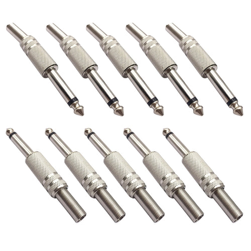 JL0056 ขั้วต่อแจ็คเสียง 6.36 มม. (10 ชิ้นในแพ็คเกจเดียว ราคาสำหรับ 10 ชิ้น), JL0056 6.36mm Audio