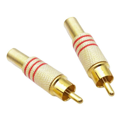 JL0924 ขั้วต่อแจ็ค RCA 3.5 มม. (10 ชิ้นในแพ็คเกจเดียวราคา 10 ชิ้น), JL0924 3.5mm RCA (Red)