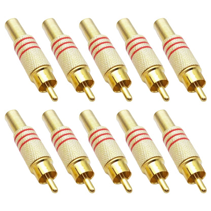 JL0924 ขั้วต่อแจ็ค RCA 3.5 มม. (10 ชิ้นในแพ็คเกจเดียวราคา 10 ชิ้น), JL0924 3.5mm RCA (Red)