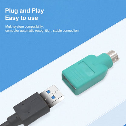 ปลั๊กแปลง USB Female เป็น PS Male 10 ชิ้น