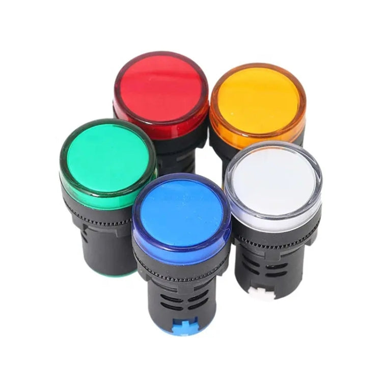 12V AD16-22D / S 22 มม.ไฟสัญญาณ LED ไฟแสดงสถานะ, 12V