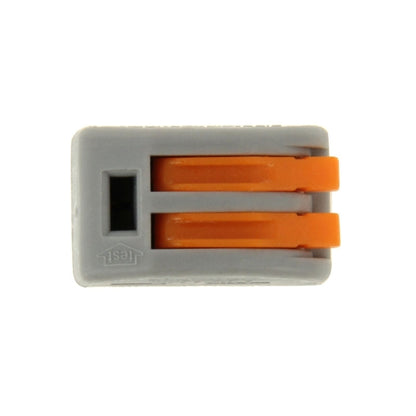 10 ชิ้น Universal Compact 2 Pin Push Clamp Solderless Wire Connector, 2 Pin