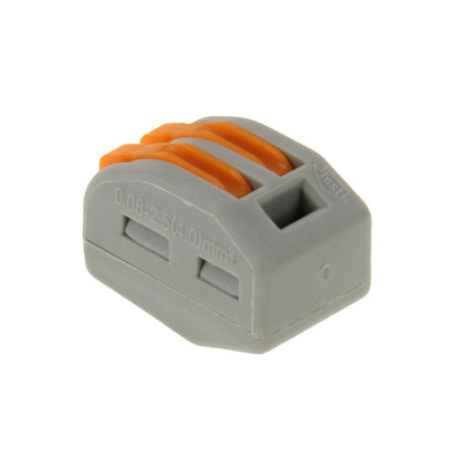 10 ชิ้น Universal Compact 2 Pin Push Clamp Solderless Wire Connector, 2 Pin
