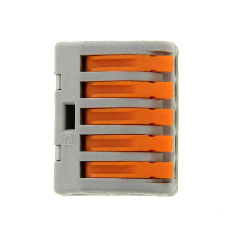 10 ชิ้น Universal Compact 5 Pin Push Clamp Solderless Wire Connector, 5 Pin